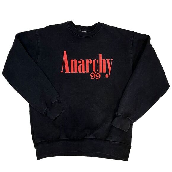 Shadow Hill Other - Shadow Hill Anarchy 99 Hoodie Size Medium Black Red Heavyweight Pullover